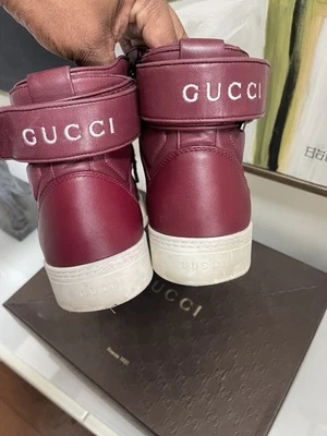 Gucci Men's High Top Sneakers Size 11 - Image 1 of 4