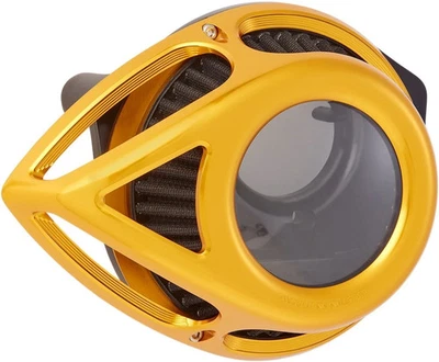 Arlen Ness 18-912 透明撕裂空气净化器进气套件,金色 99-16 Harley Twin Cam — 第 1/3 张图片