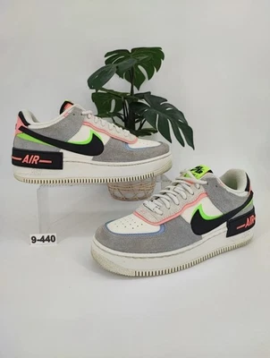 Nike Women's Air Force 1 Shadow Sunset Pulse White Sneakers Size 9 US - Image 1 of 4
