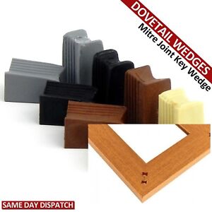 DOVETAIL PIN MITRE JOINT DOVE TAIL KEY WEDGE PLASTIC KITCHEN CABINET UNIT