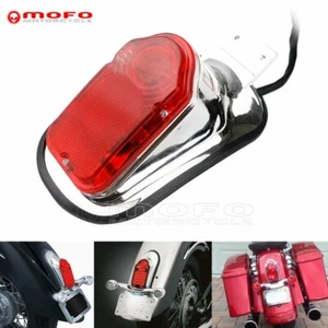 Tombstone Brake Tail Light Red Lens For Harley FLST FLSTC FLSTF FLSTN Taillight - Picture 1 of 8