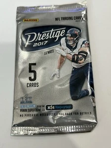 2017 Panini Prestige NFL Trading Cards 5 Card Pack NEW JJ Watt - Picture 1 of 5