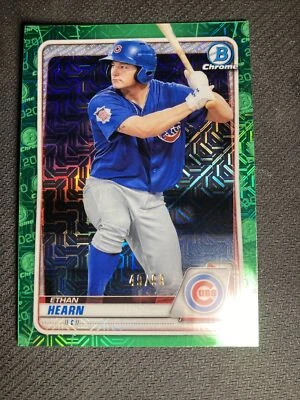 2020 Bowman Chrome Prospects Mega Box Green Mojo Refractor /99 Ethan Hearn - Image 1 of 2