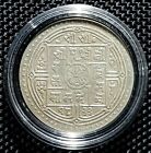 Rare 1933 Nepal Two Mohar Silver Coin Ø29mm (+Free1 Coin) #13934