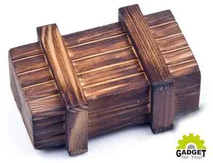 Magische Box aus Echt-Holz - Geldgeschenke, Schmuck, Gutscheine | MIT GEHEIMFACH - Bild 1 von 6