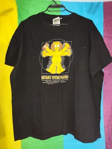 Vintage The Simpsons Homo Virtuvitano mens t-shirt size XXL 2XL - Picture 1 of 8