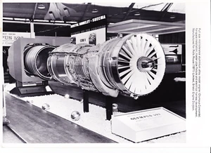 Vintage Print Photograph Concorde Aircraft Olympus 593 Engine Morfax - Picture 1 of 2
