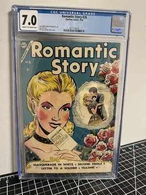 1954 Romantic Story #26 Charlton GGA Pre Code Romance CGC 7.0 Classic Panel - Image 1 of 4
