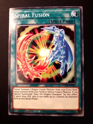 Yu-Gi-Oh! Fusione a spirale, ROTD-EN050, comune, 1. Edizione, Inglese, Near Mint - Immagine 1 di 4