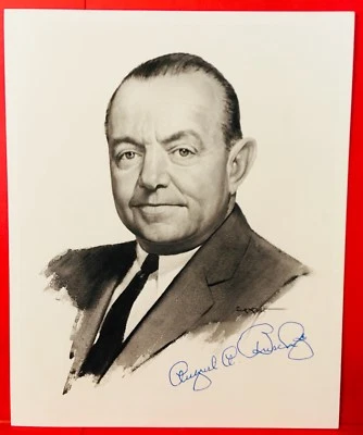 August A. Busch Jr. d.89 PSA/DNA St. Louis Cardinals SIGNED 8X10 PHOTO Authentic - Image 1 of 3