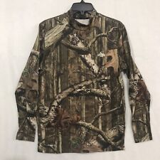 Russell Dri-Power Shirt Mens Medium RealTree Mossy Oak Long Sleeve Hunting Shirt