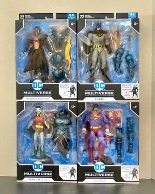 McFarlane Toys DC Multiverse Dark Nights Metal The Merciless BAF Series Set Lot - Image 1 of 2