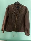 New Look Shower Jacket, Olive/brown, Size 10