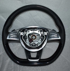 Original Mercedes Holzlenkrad w217 w222 S Klasse heizbar Klavierlack Spurassiste - Picture 1 of 5