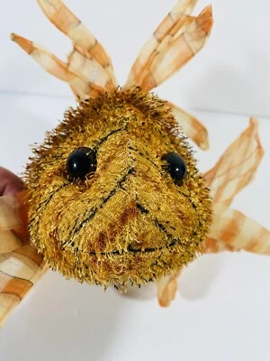 Webkinz Orange Lionfish HM355 No Code Retired Plush Stuffed Animal GANZ Fish 10” - Image 1 of 4