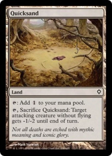 4x Quicksand ~ Near Mint Worldwake MTG Magic x4 4 UltimateMTG Playset Land Card - Image 1 of 1
