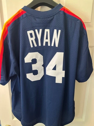 Mitchell & Ness Nolan Ryan Astros Jersey Cooperstown Collection Size XXL Cover