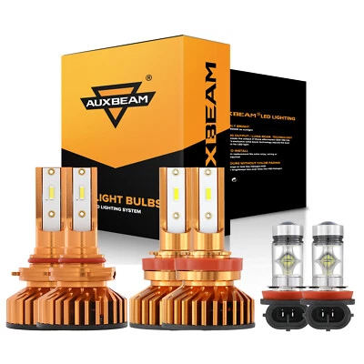 AUXBEAM para Jeep Grand Cherokee 2014-2017 combo 6500K faros LED + bombillas antiniebla Foto 1 de 4