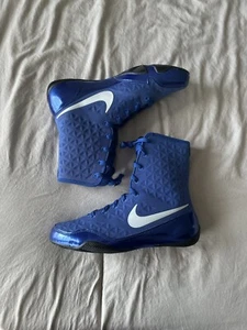 Blue Nike KO Boxing Shoes Boots-Men’s size 11, Brand New - Picture 1 of 5