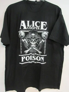 ALICE COOPER OFFICIAL MERCH POISON 2019 BAND CONCERT MUSIC T-SHIRT 3XL / XXXL - Picture 1 of 6