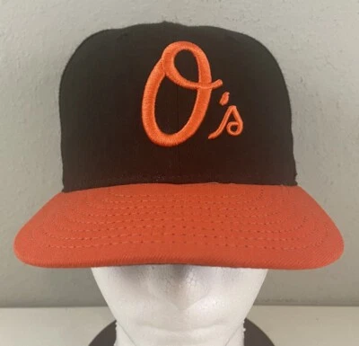 Baltimore Orioles New Era 59Fifty Stitched Logo Official On Field Hat Cap 6 7/8 - Image 1 of 4