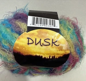 Dusk by Knitting Fever Yarns, Bulky Eyelash, Silky Nylon Shade #16 Multi Colored - Picture 1 of 3
