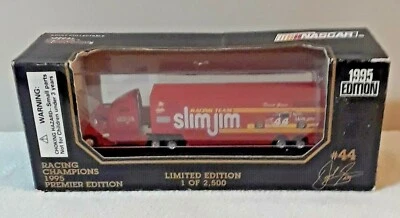 Kenworth Semi Truck 1:87 Scale Nascar Slim Jim Race Team Transporter 8" Long - Image 1 of 4