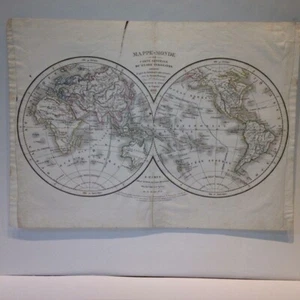 World Map Delamarche 1833 - Picture 1 of 1