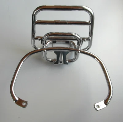 Funda Trasera Portadora Cromada Vespa LX LXV 622183 Original Foto 1 de 4