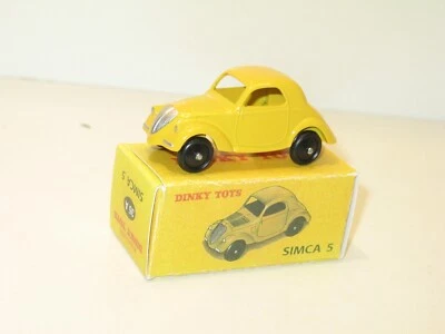 DINKY TOYS ATLAS, Auto Simca 5 Gialla - Immagine 1 di 2