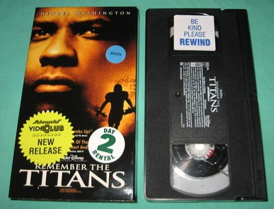 Remember The Titans VHS Denzel Washington Will Patton 2001 Slipsleeve - Image 1 of 4