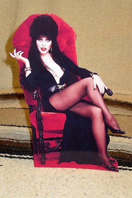Elvira "Mistress of Darkness" Tabletop Display Standee 10 1/2" Tall - Image 1 of 2