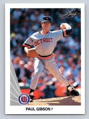 Paul Gibson 1990 Leaf #298 Detroit Tigers - Image 1 of 2