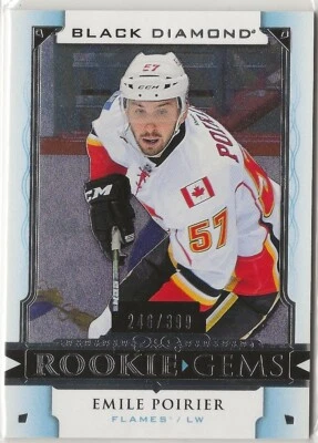 2015 2015-16 Black Diamond Rookie Gems RGEP Emile Poirier 246/399 Calgary Flames - Image 1 of 2