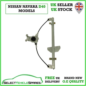 NEW DRIVERS SIDE FRONT RIGHT WINDOW REGULATOR FOR NISSAN NAVARA D40 2005-2015 - Picture 1 of 4