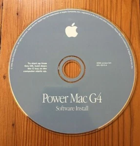 Vintage 1999 Macintosh Mac Power Mac G4 OS 9 Software Installation CD Disc - Picture 1 of 5