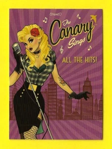 2017 Cryptozoic DC Comics Bombshells Promo P5 The Canary Sings SDCC - Picture 1 of 3