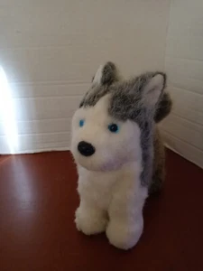 AMERICAN GIRL 2012 HUSKY PEPPER GRAY & WHITE PUPPY DOG STUFFED ANIMAL PLUSH TOY - Picture 1 of 7