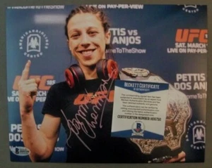 Joanna Jedrzejczyk 8x10 Signed in Pink UFC Photo BAS COA Beckett (jsa, psa) HOF - Picture 1 of 1