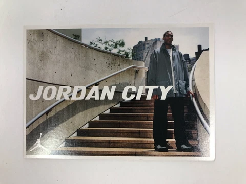 MICHAEL JORDAN NIKE JORDAN CITY EXPEDITION 2000 EDDIE JONES POSTCARD POST CARD Cover