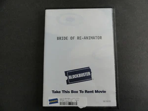 BLOCKBUSTER VIDEO DVD RENTAL CASE - BRIDE OF RE-ANIMATOR --NO MOVIE INCLUDED-- - Picture 1 of 4