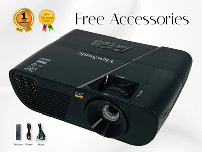 ViewSonic PJD6352 DLP Projector 4K 3500 Lumens 3D 2160p USB + 1 Year Warranty ♻️ - Image 1 of 4