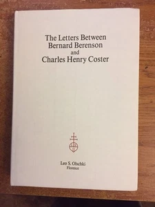 The Letters Between Bernard Berenson and Charles Henry Coster. 1993 - Picture 1 of 1