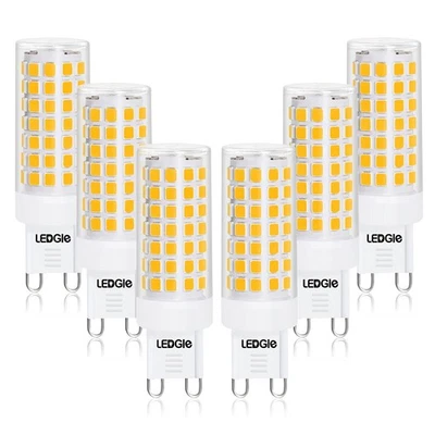 G9 LED Bulbs Warm White, 8W G9 LED Light Bulbs 80W Halogen Equivalent, 88LEDS... - Image 1 of 4