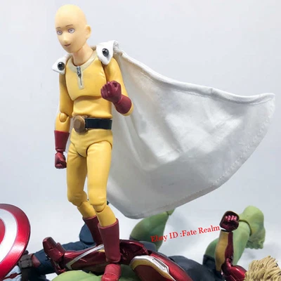 Capa con cable personalizada 1/12 para 6"" Figma ONE PUNCH-MAN Saitama (sin figura) Foto 1 de 3