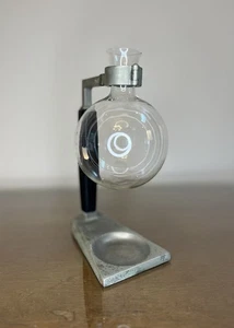 Caffettiera Vintage Silex Sottovuoto Pyrex Vetro Doppia Bolla Parti Olio Calore - Foto 1 di 19