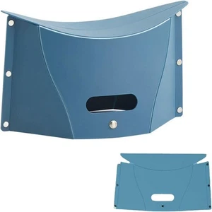 Folding Portable Camping Hiking Stool, Lightweight Collapsable Foldable Blue - Picture 1 of 6