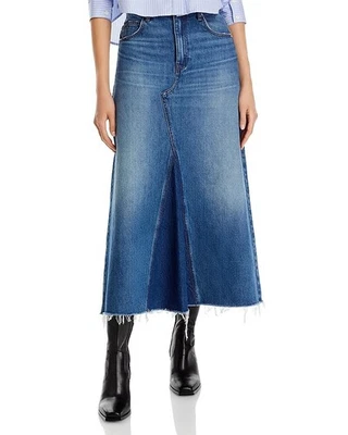 Frame The Dorothy Denim Skirt Women's 25 Slowpoke 5 Pocket Zip/Button Closure - Image 1 of 4