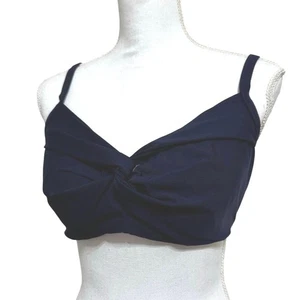 Athleta Size 40 B/C Twist Up Underwire Bikini Swim Top Caspian Blue 386376  - Picture 1 of 11