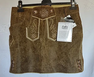 SKIRT VINTAGE ESMARA OKTOBERFEST DIRNDL TYROL GOAT LEATHER WOMEN :US 10/EU 38 - Picture 1 of 7